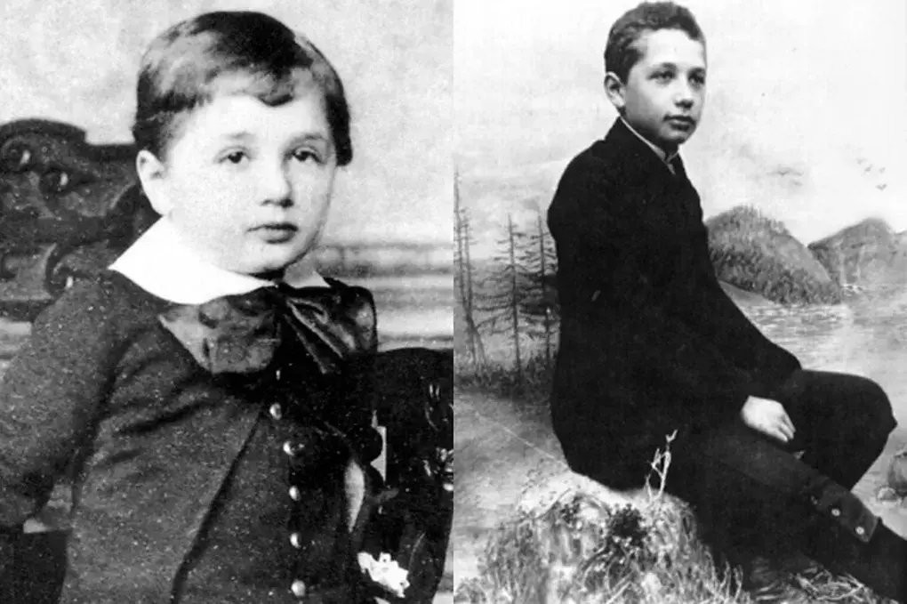 Hình ảnh Albert Einstein thời trẻ