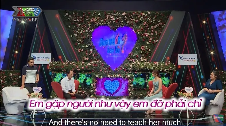 Sân khấu quen thuộc của chương trình Bạn muốn hẹn hò