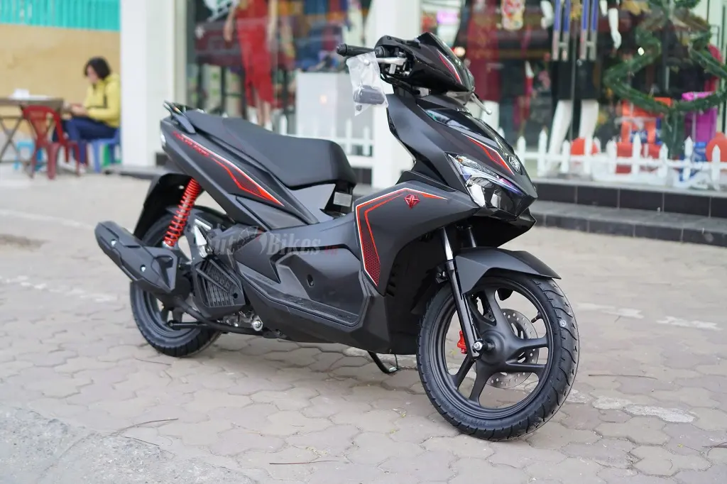 Chi tiết các điểm nhấn trên Honda Air Blade 2017 đen nhám