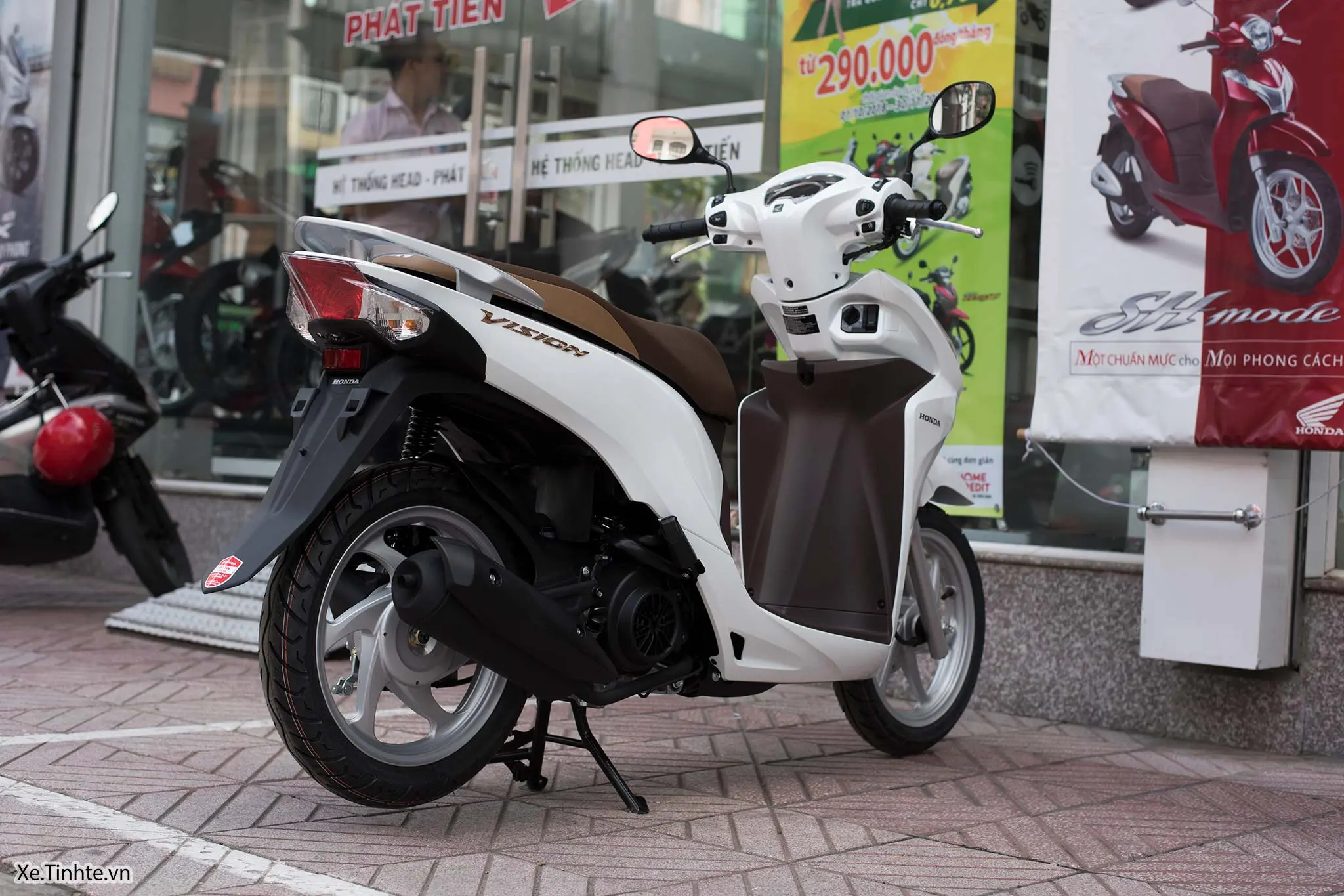 Chi tiết núm vặn của hệ thống khóa Smartkey trên Honda Vision 2018