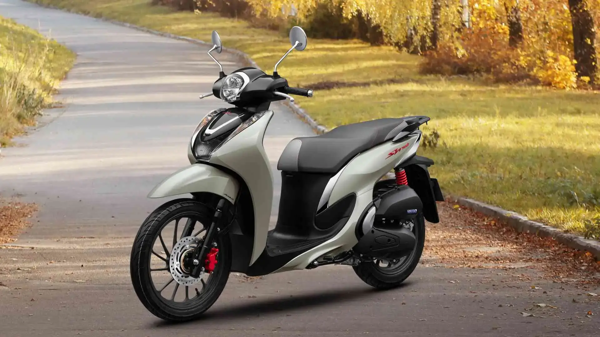 Chi tiết thiết kế mặt trước sang trọng của xe SH Mode 2022