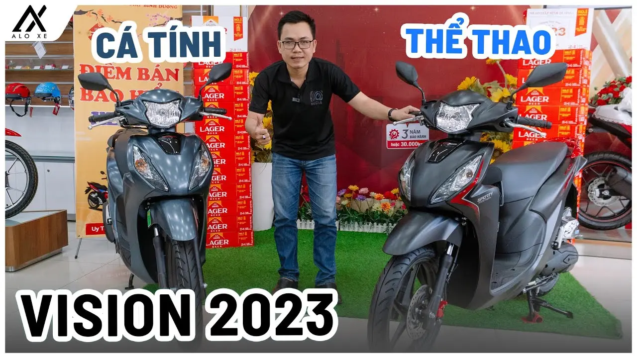 Chi tiết các điểm nhấn trên Honda Vision bản cá tính 2023