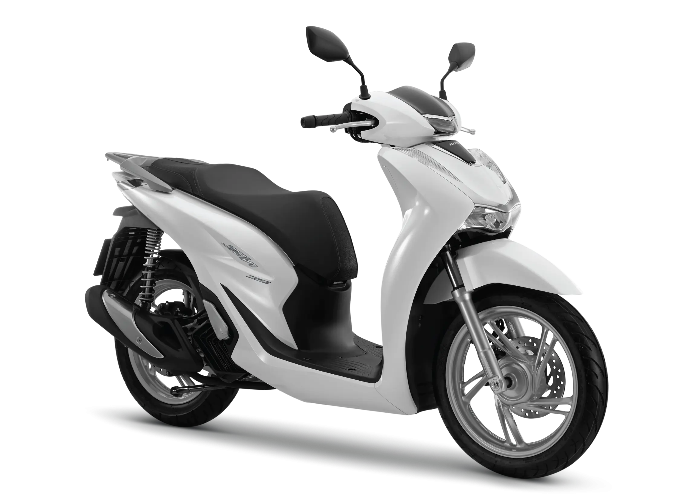 Xe Honda SH 2020 màu trắng với thiết kế thể thao, hiện đại