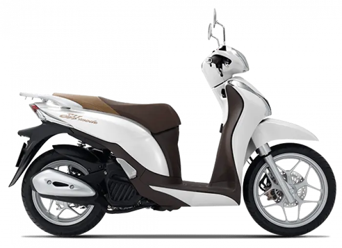 Xe Honda SH Mode 2019 phiên bản màu trắng đen đầy cá tính