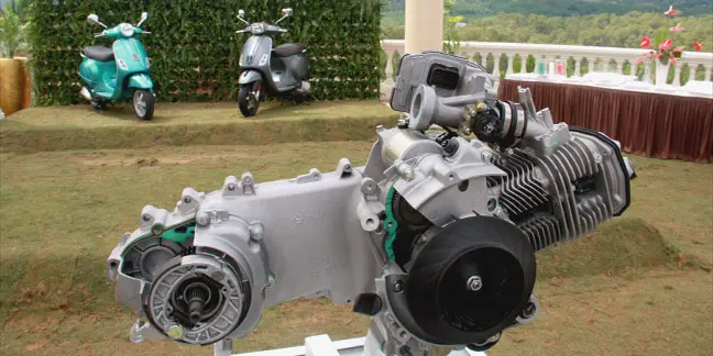 Xe Vespa Sprint được trang bị động cơ 3vie mạnh mẽ