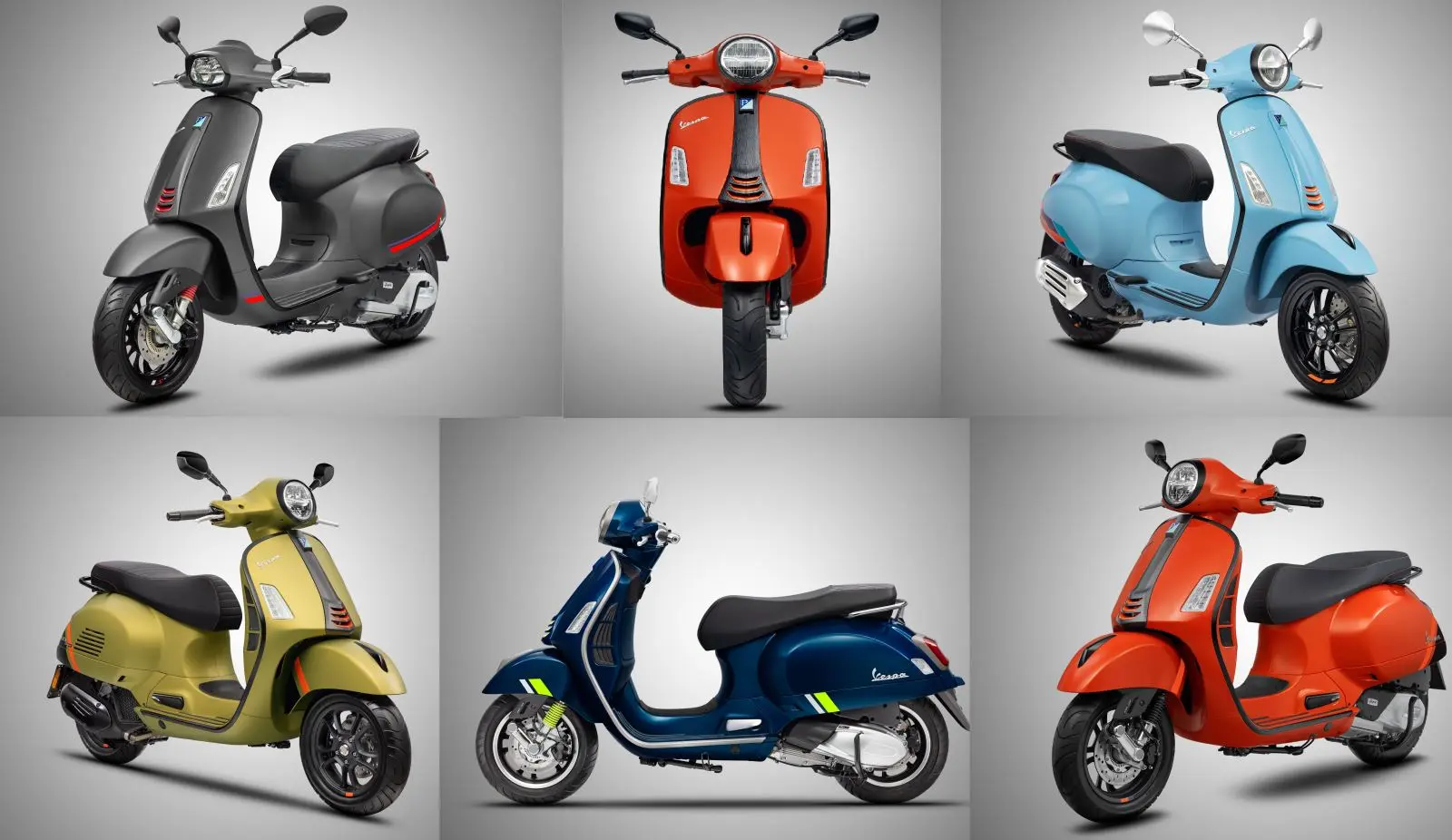 Kiểm tra chi tiết một chiếc xe Vespa 2023 cũ
