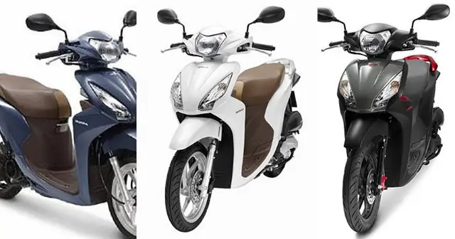 Các màu sắc xe Vision đẹp và thời thượng