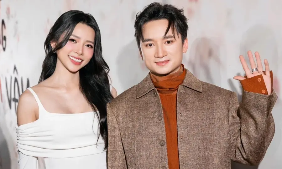 Phan Mạnh Quỳnh và vợ Khánh Vy