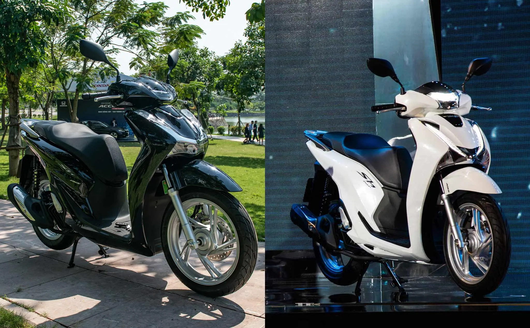 So sánh thiết kế phần đầu xe giữa SH 2019 và SH 2020