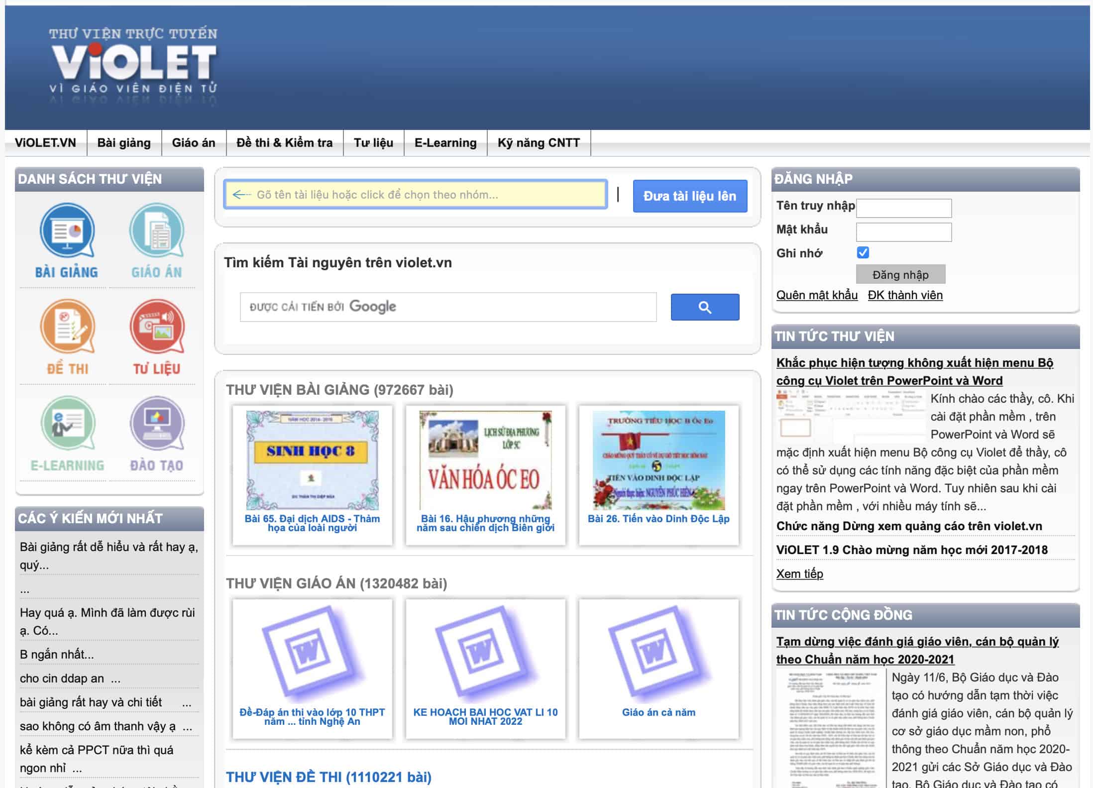 Thư viện giáo dục Violet là một phần mềm được thiết kế đặc biệt để hỗ trợ giáo viên xây dựng các bài giảng điện tử