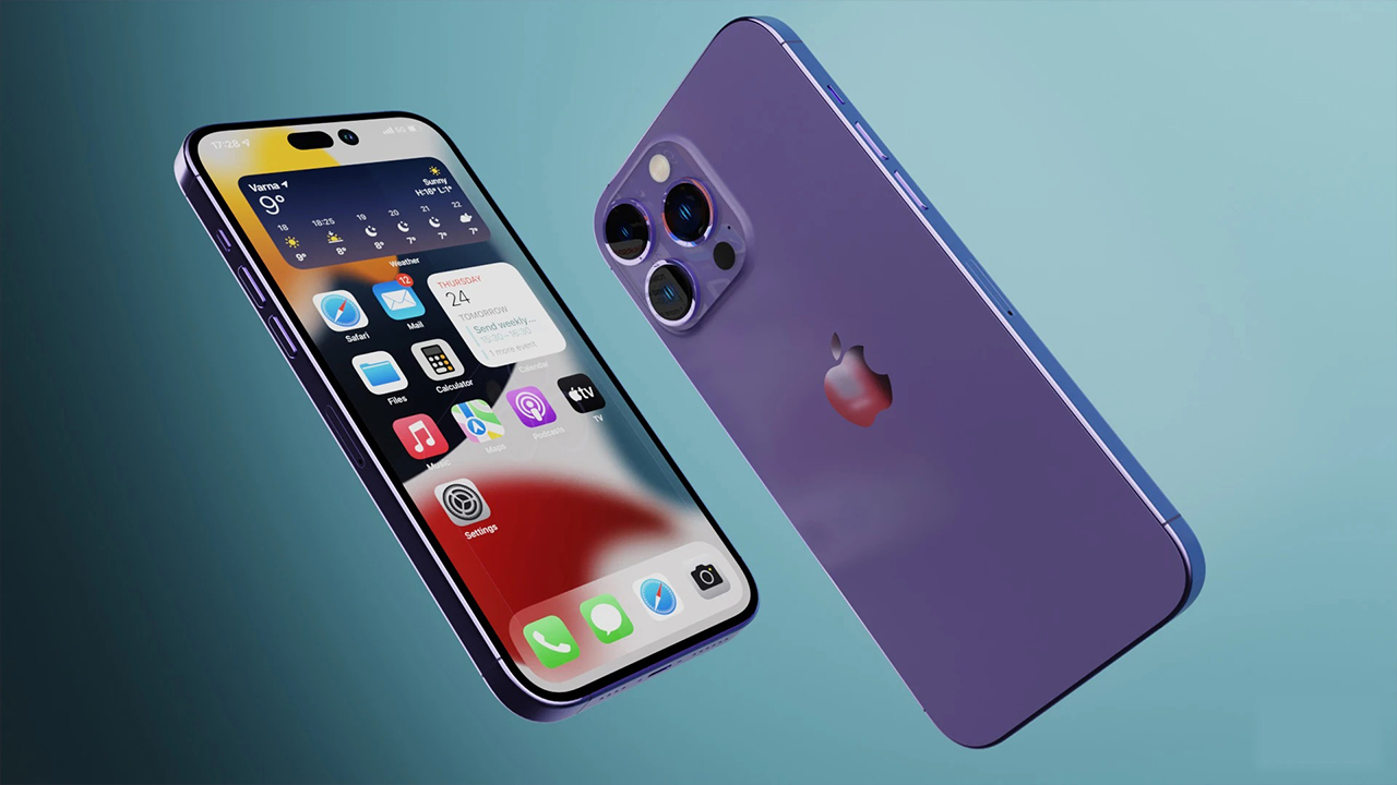 iPhone 14 giữ lại ngôn ngữ thiết kế quen thuộc với khung viền vuông vức và mặt lưng kính phẳng