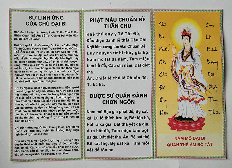 Trì tụng chú đại bi đều đặn giúp bạn bình tĩnh hơn trước áp lực công việc, học tập hoặc gia đình