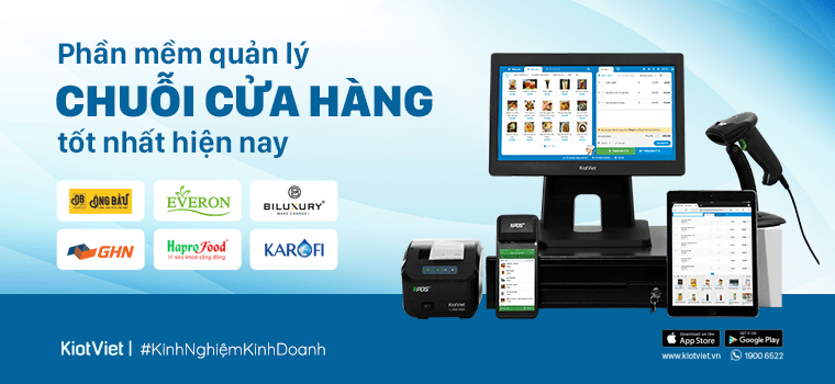 KiotViet nổi tiếng với giao diện thân thiện