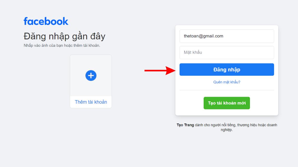 Để bắt đầu hành trình khám phá thế giới Facebook, việc đăng nhập Facebook là bước đầu tiên và quan trọng nhất