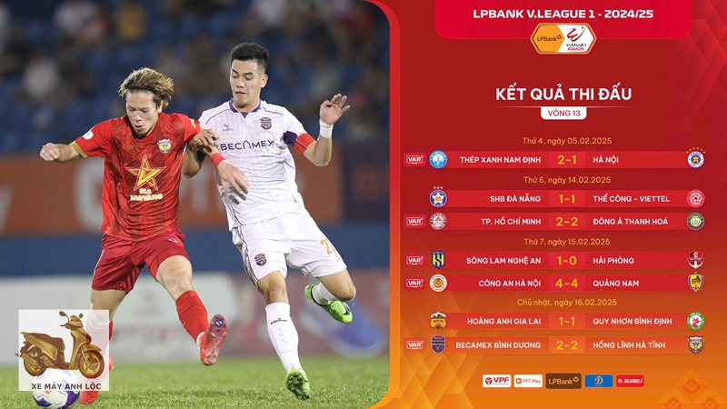 thứ hạng của v-league - Các tiêu chí phân định khi bằng điểm thứ hạng của v-league - Các tiêu chí phân định khi bằng điểm