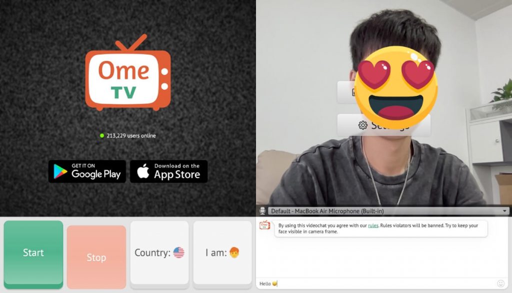 OmeTV cam kết xây dựng một môi trường an toàn và lành mạnh cho người dùng