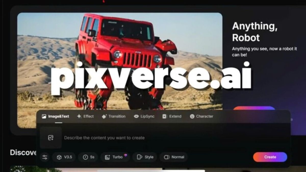 Pixverse là nền tảng ứng dụng trí tuệ nhân tạo (AI)