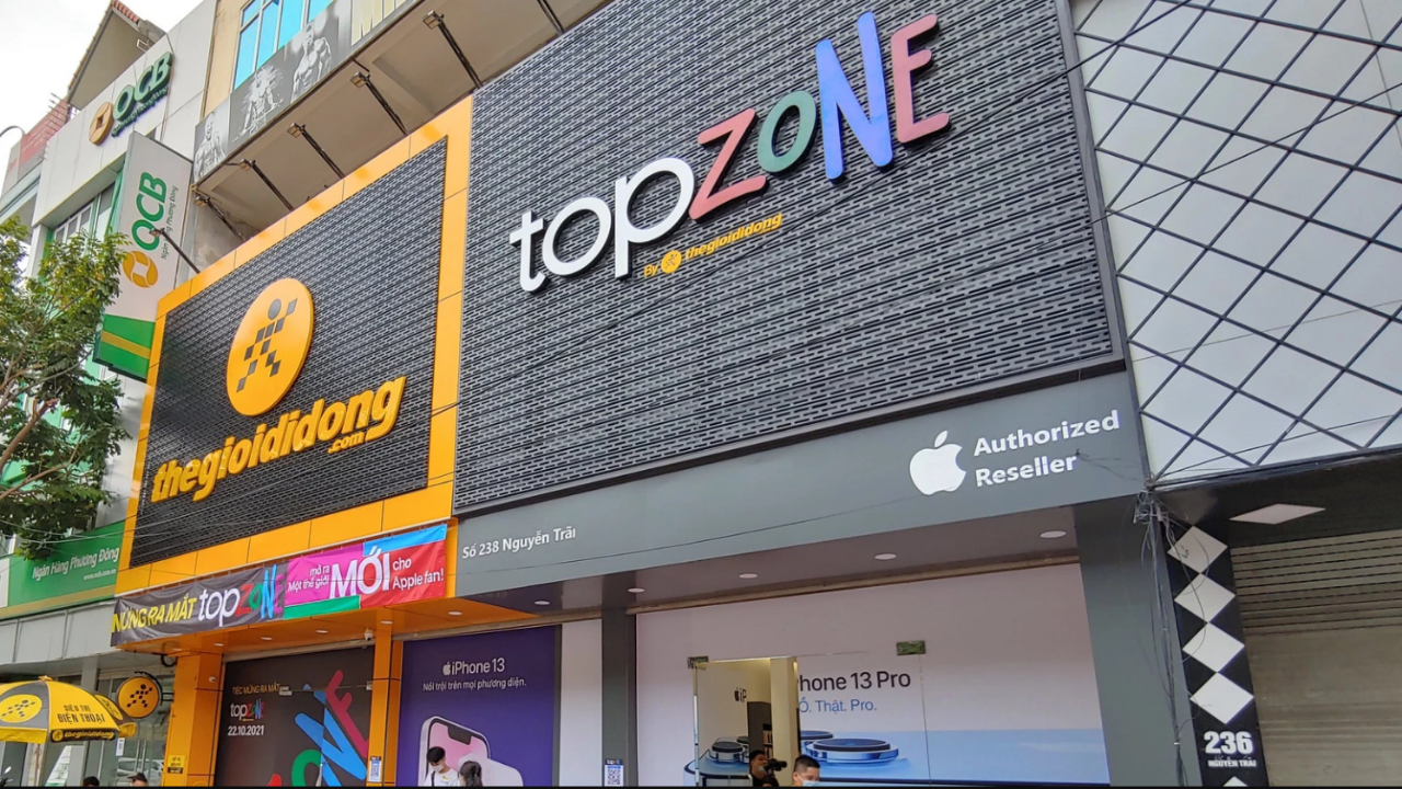 TopZone là chuỗi cửa hàng ủy quyền cao cấp của Apple