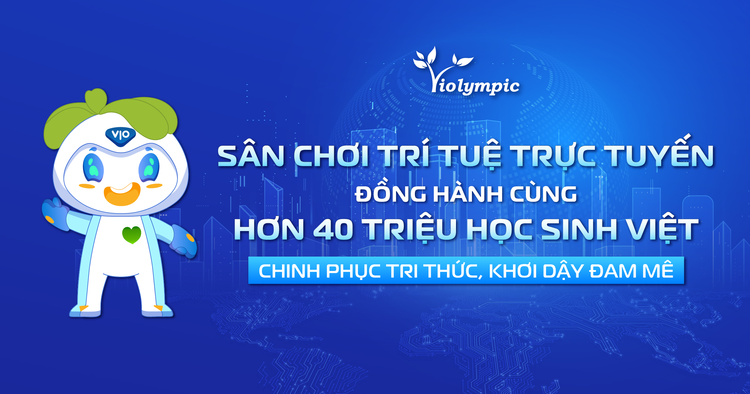 Violympic là một sân chơi trực tuyến về Toán và Vật lí