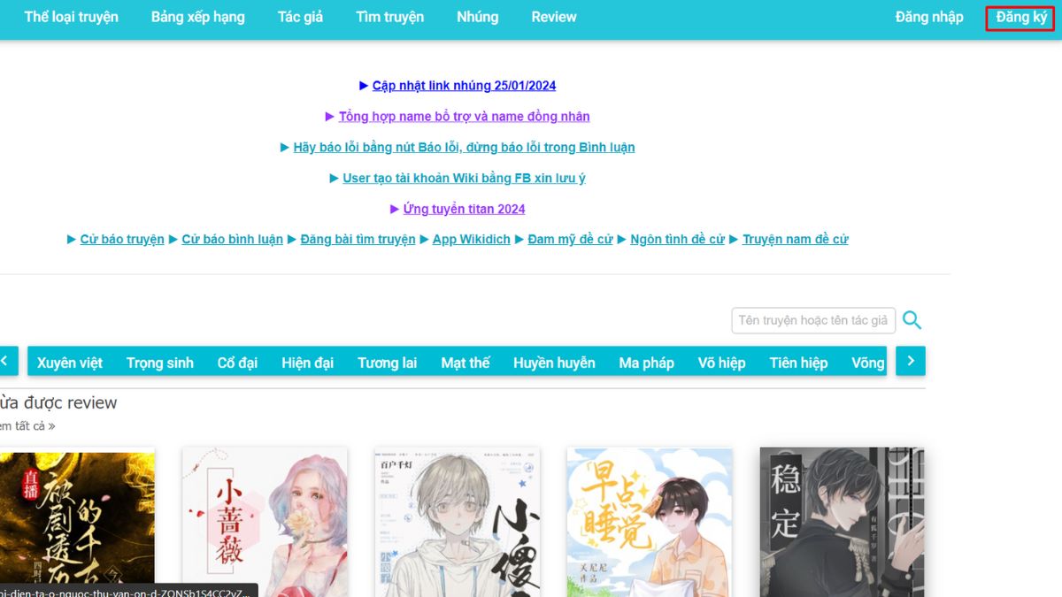 Wikidich là một ứng dụng và trang web chuyên cung cấp dịch vụ đọc truyện chữ online miễn phí