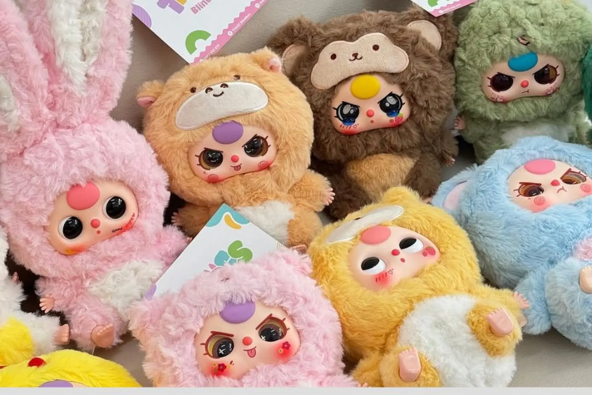 Nguồn gốc Baby three - Baby three là dòng thú nhồi bông blind box Nguồn gốc Baby three - Baby three là dòng thú nhồi bông blind box