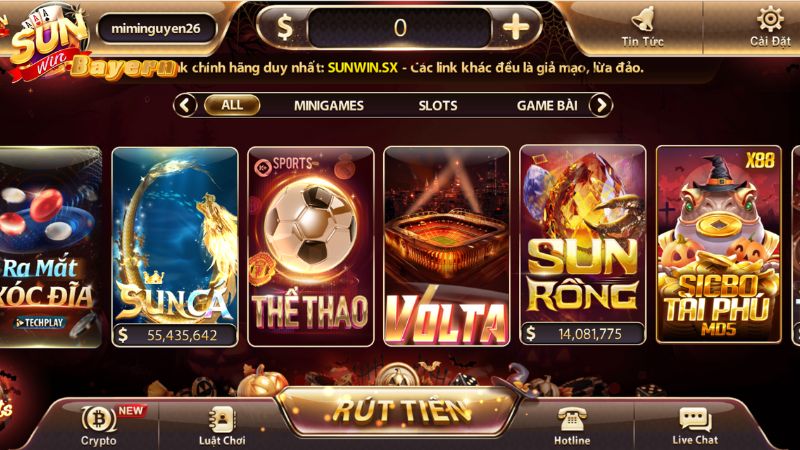 Sunwin – Khẳng định vị thế cổng game số 1 châu Á