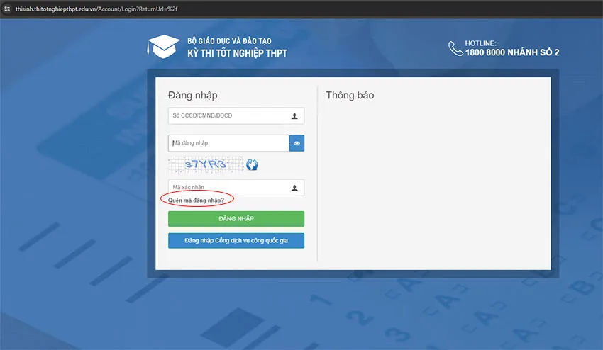 Thisinh.thithptquocgia.edu.vn 2025 - Cảnh giác với trang web giả mạo Thisinh.thithptquocgia.edu.vn 2025 - Cảnh giác với trang web giả mạo