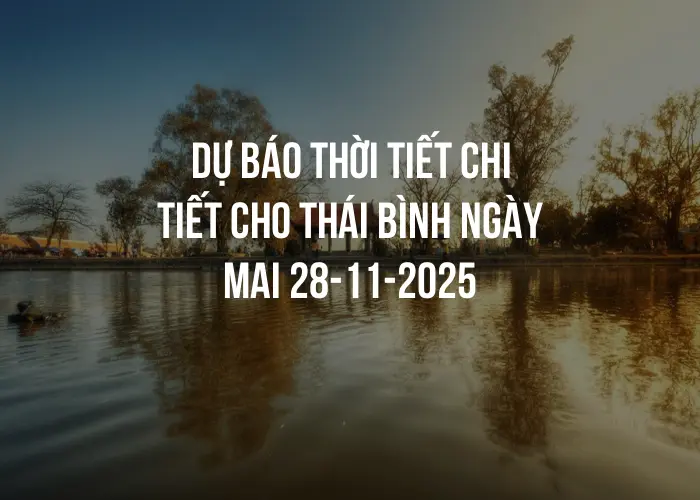 Thời Tiết Thái Bình - Mùa đông: lạnh khô, có đợt rét và hanh Thời Tiết Thái Bình - Mùa đông: lạnh khô, có đợt rét và hanh