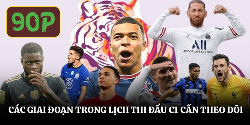 Các giai đoạn trong lịch thi đấu C1 cần theo dõi