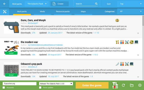 Tlauncher - Quản lý nhiều phiên bản Minecraft trong một giao diện Tlauncher - Quản lý nhiều phiên bản Minecraft trong một giao diện