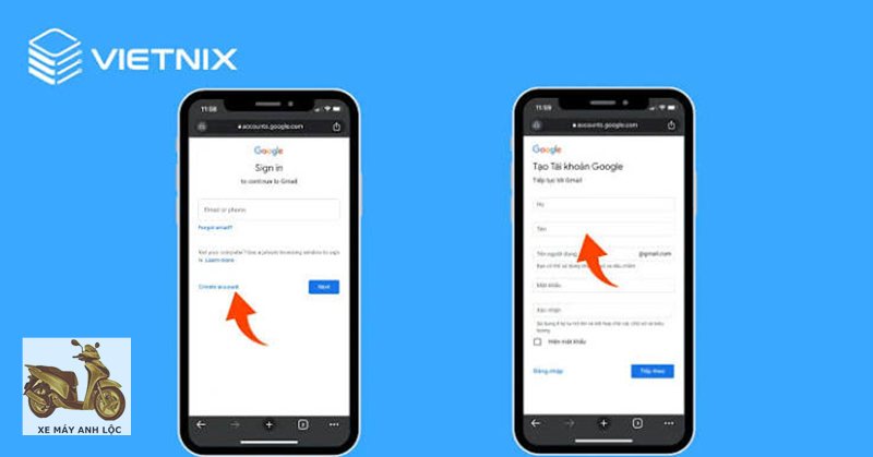 Tạo Gmail - Cách Tạo Gmail trên điện thoại Android Tạo Gmail - Cách Tạo Gmail trên điện thoại Android