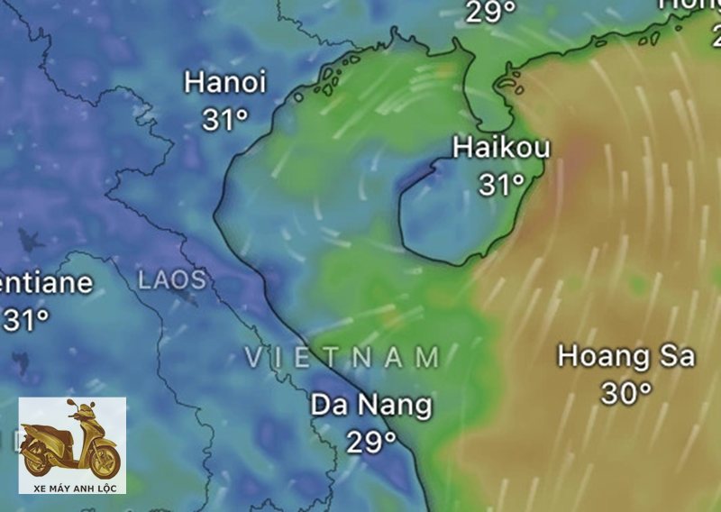 Áp thấp nhiệt đới - Diễn biến sau khi qua Philippines Áp thấp nhiệt đới - Diễn biến sau khi qua Philippines
