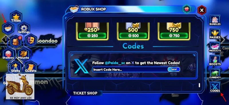 Code Arise Crossover - Cách nhập code trên điện thoại Code Arise Crossover - Cách nhập code trên điện thoại