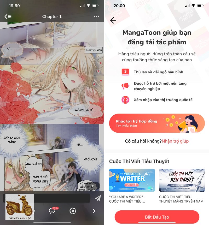 Mangatoon - Đọc miễn phí và mở khóa chương Mangatoon - Đọc miễn phí và mở khóa chương