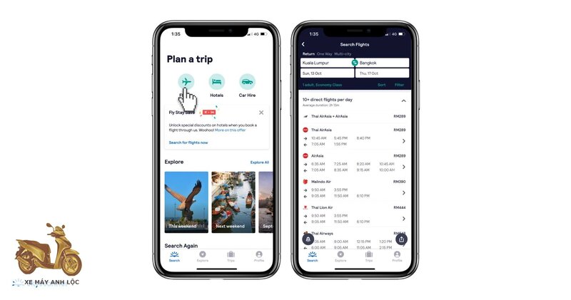 Skyscanner - Những khoản hay xuất hiện vào phút chót Skyscanner - Những khoản hay xuất hiện vào phút chót