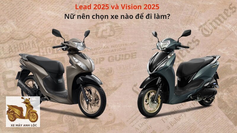So sánh Vision và Lead - Cùng hãng nên phần lớn biến số bị triệt tiêu So sánh Vision và Lead - Cùng hãng nên phần lớn biến số bị triệt tiêu