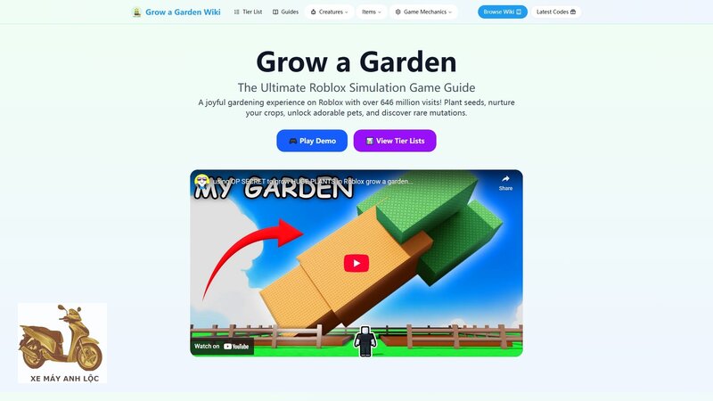 Wiki Grow a Garden - Trang không ghi ngày sửa gần nhất là dấu hiệu cần dè chừng Wiki Grow a Garden - Trang không ghi ngày sửa gần nhất là dấu hiệu cần dè chừng
